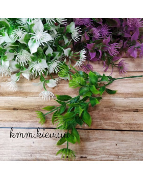 Листя з колючою квіткою в асортименті - Зелений, гілка-foto4