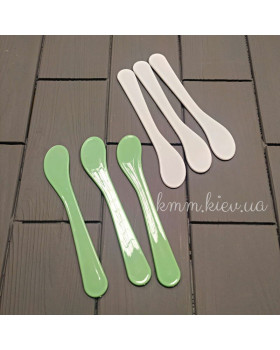 Шпатель косметичний 154 мм - Світло-зелений
