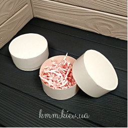 Коробка круглая 100х50мм Белая