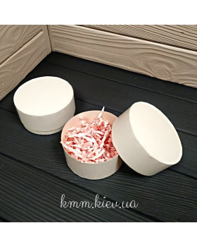 Коробка кругла 100х50мм Біла