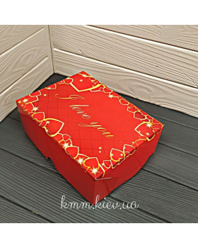 Коробка I love you 240х180х90мм