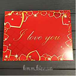 Коробка I love you 240х180х90мм -foto2