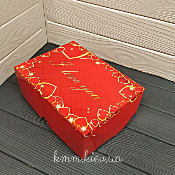 Коробка I love you 240х180х90мм
