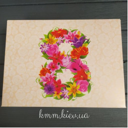 Коробка 8 марта 240х180х90мм-foto3