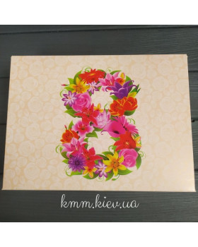 Коробка 8 березня 240х180х90мм-foto3
