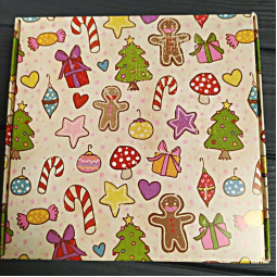 Коробка Веселый Новый год 150х150х50мм-foto3