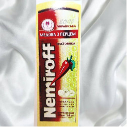 Наклейка этикетка Немиров с перцем(Nemiroff) 70х20мм (1шт)
