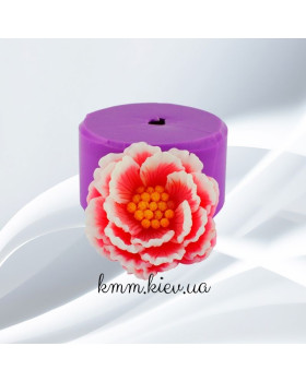 Силіконова форма люкс 3D Півонія Міс Америка