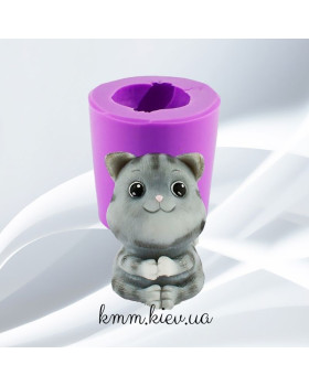 Силіконова форма люкс 3D Кіт Мілаха