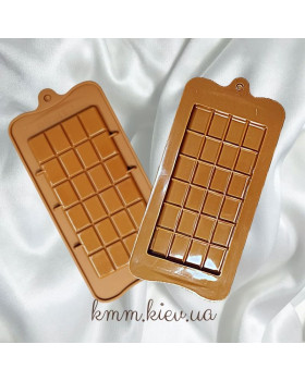 Силіконова форма Плитка шоколаду Класична