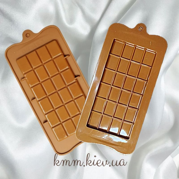 Силіконова форма Плитка шоколаду Класична
