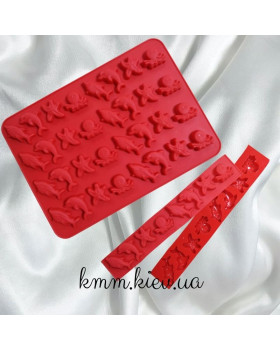 Силіконова форма планшет міні Морська тема (8 шт, 32шт) - Планшет 8 шт Силіконова форма планшет міні Морська тема (8 шт, 32шт) - Планшет 8 шт