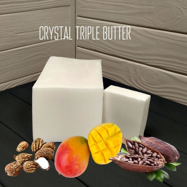 Мильна основа Crystal Triple Butter (TBS) Англія - ​​200г