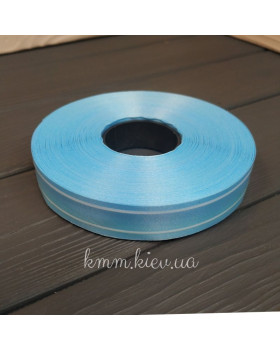 Стрічка поліпропіленова з облямівкою 20мм в асортименті (1м, рулон 100м). - Рожевий, 1 м-foto5