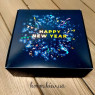 Коробка Happy New Year з голограмою 150х150х50мм