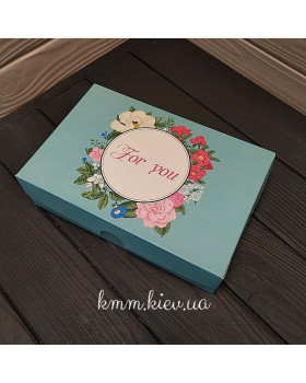 Коробка For you Бірюзова 225х150х60мм