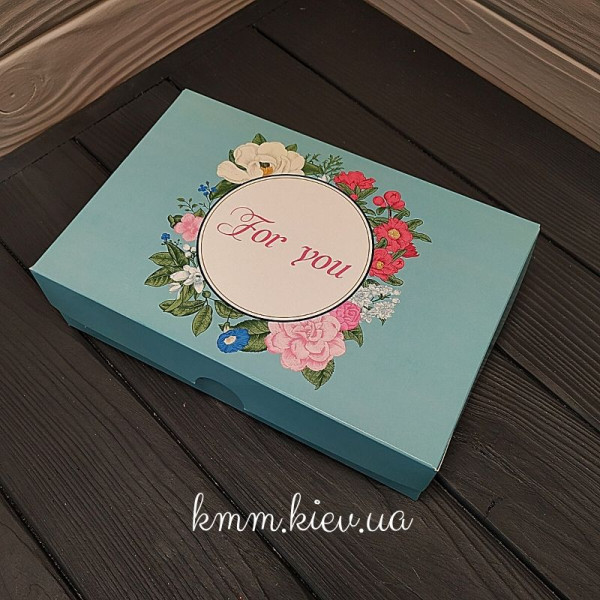 Коробка For you Бірюзова 225х150х60мм