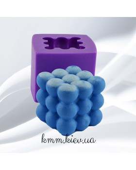Силіконова форма люкс 3D Свічка-кульки велика