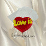 Пластикова форма Серце Love is