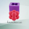 Силиконовая форма люкс Свеча Шарики маленькая 3D