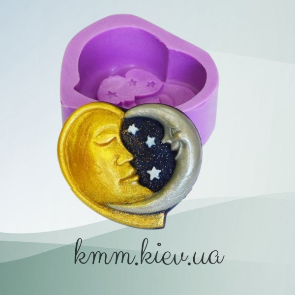 Силіконова форма люкс Місячна Ніч 3D