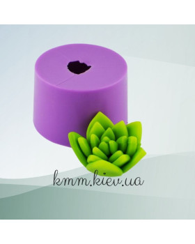 Силиконовая форма люкс Суккулент 03 3D