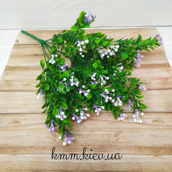 Самшит з кольоровими ягодами в асортименті - Рожевий, гілка
