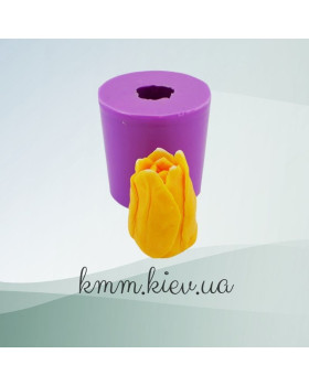 Силиконовая форма люкс Тюльпан в бутоне 02 3D