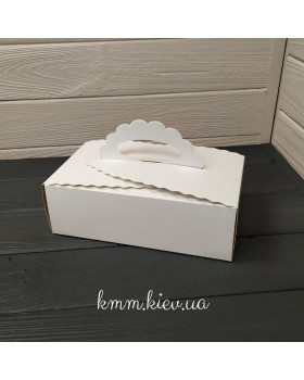 Коробка з ручкою Ажурна 210х110х70мм
