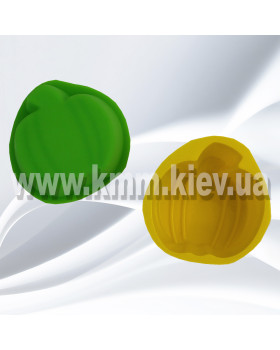 Силіконова форма Гарбуз та листочок (2 шт, планшет 6 шт) - гарбуз+лист-foto2