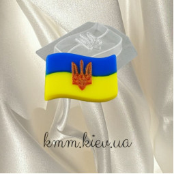 Пластикова форма Прапор України з гербом