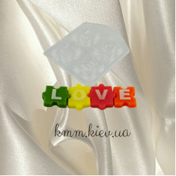 Пластиковая форма Пазлы LOVE (Любовь)-foto2