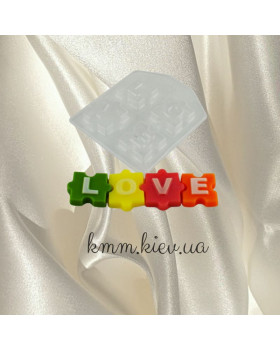 Пластикова форма Пазли LOVE (Любов)-foto2