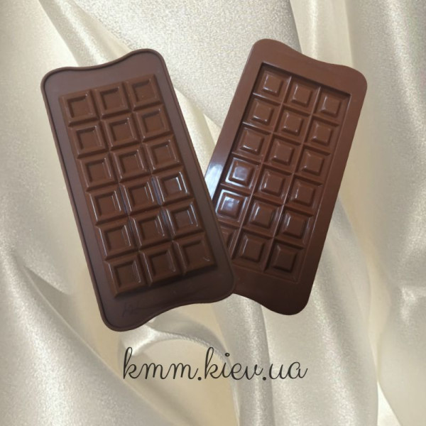 Силиконовая форма Плитка шоколада Классическая 2 Силиконовая форма Плитка шоколада Классическая 2