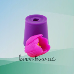 Силиконовая форма люкс Тюльпан с серединкой раскрытый 3D-foto2