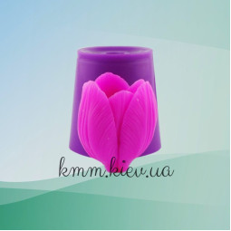 Силиконовая форма люкс Тюльпан с серединкой раскрытый 3D-foto4