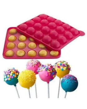 Силіконова форма планшет Кулі для Кейк-попсів (20шт)-foto3