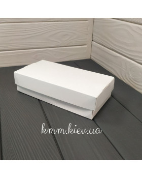 Коробка Белая прямоугольная с крышкой 200х100х50мм-foto3