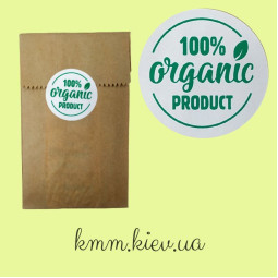 Наклейка 100% Organic product D50мм – 1 шт.
