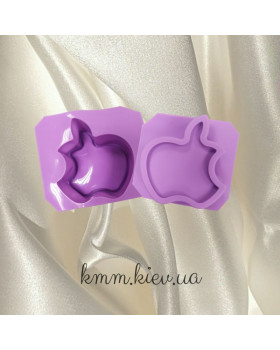 Силіконова форма Apple Apple (1 форма, планшет 6 шт.) - Одна форма-foto2