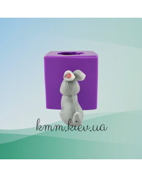 Силіконова форма люкс 3D Зайчик-вушастик-foto3