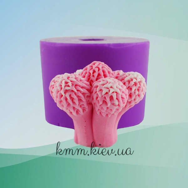 Силіконова форма люкс 3D Брунея пучок