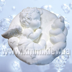 Силиконовая форма люкс Ангелочек с мишкой-foto2