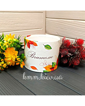 Шляпная коробка Вчителю 120ммх100мм Шляпная коробка Вчителю 120ммх100мм