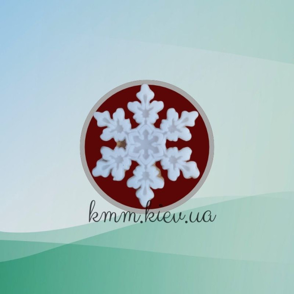 Штамп силиконовый Снежинка 2