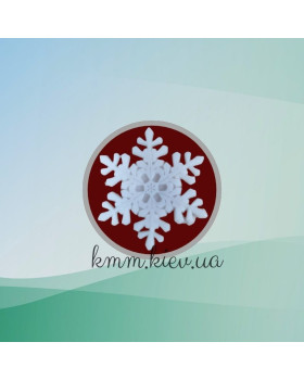 Штамп силіконовий Сніжинка 