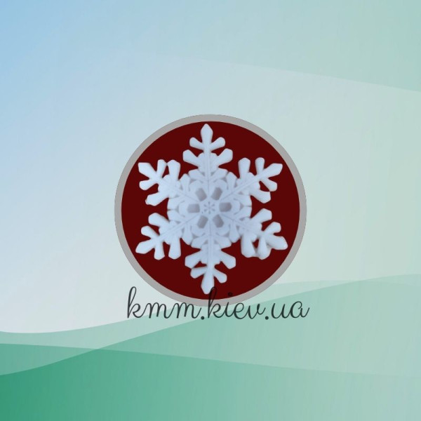 Штамп силіконовий Сніжинка