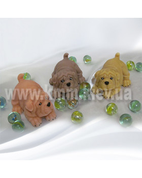 Силиконовая форма люкс Шарпей милашка 3D-foto2