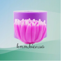Силиконовая форма люкс Хризантема раскрытая бутоном 3D-foto2