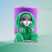 Силиконовая форма люкс 3D Зайчик в кенгурушке